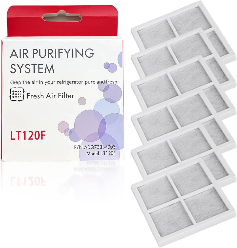 Seentech LT120F Air Filter by - Compatible with Kenmore & LG Refrigerators– Replaces: ADQ73214408 ADQ73214402 ADQ73214404 ADQ73214405 ADQ73214406 AP6990312 PS3654115 (Pack of 6) - Image 2